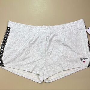 Champion Shorts 4X NWT Gray Athletic Lounge Logo Tape Drawstring
